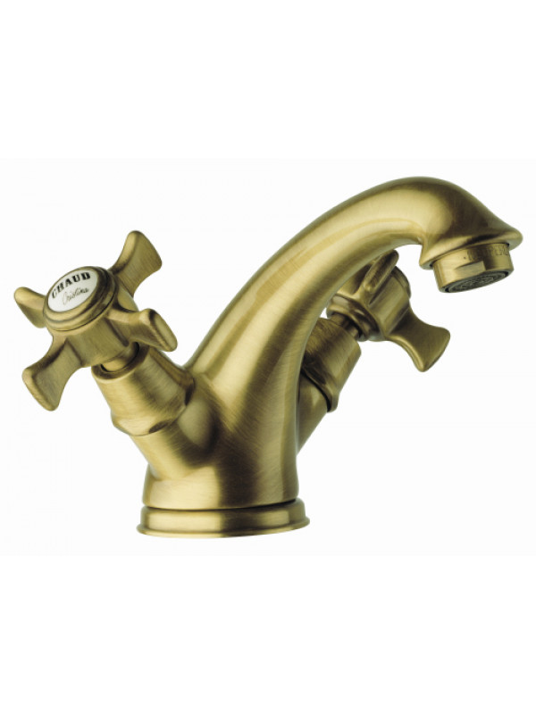 MELANGEUR LAVABO CHAMBORD RETRO VIEUX BRONZE CH10892 - ch10892melangeur_lavabo_chambord_ondyna_vieux_bronze_1