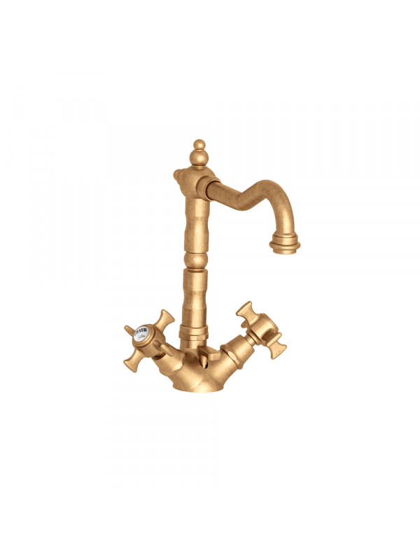 MELANGEUR LAVABO CHAMBORD VIEUX BRONZE CH11292 - ch11192_melangeur_lavabo_chambord_retro_ondyna_1