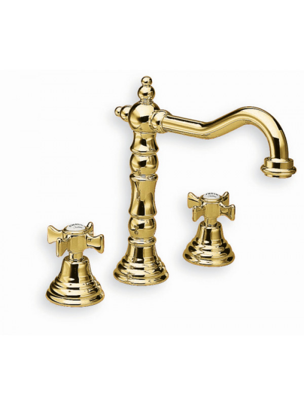 MELANGEUR 3 TROUS  CHAMBORD DORÉ CH11252 - ch11252-dore_-_me_langeur_lavabo_chambord_3_trous_ondyna_1