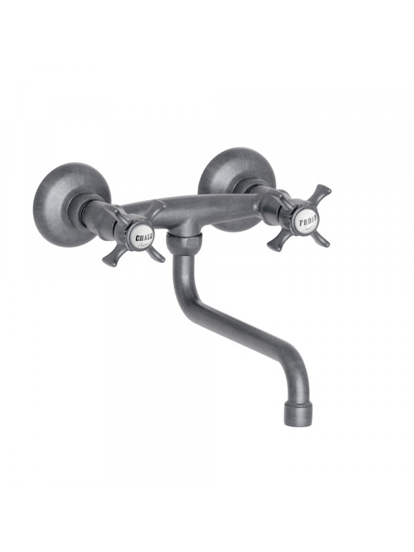 MELANGEUR EVIER CHAMBORD MÉTAL BROSSÉ CH12477 - ch12477_melangeur_evier_metal_brosse__retro-chambord_ondyna