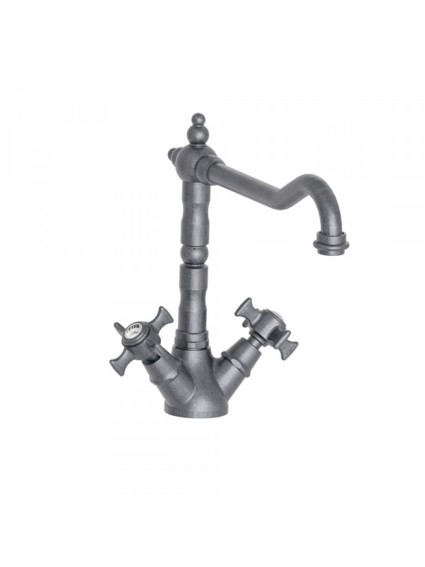 MELANGEUR EVIER CHAMBORD MÉTAL BROSSÉ CH13077 - ch13077-me_langeur-cuisine-chambord-ondyna-gamme_retro-me_tal_brosse_