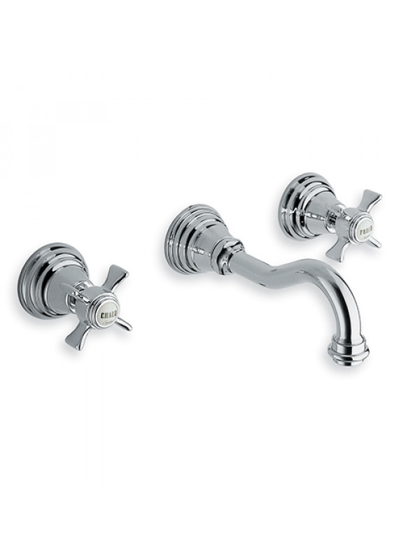 MELANGEUR 3 TROUS MURAL LAVABO CHAMBORD RETRO CH242 - ch24251_chrome_lavabo-chambord_ondyna_1