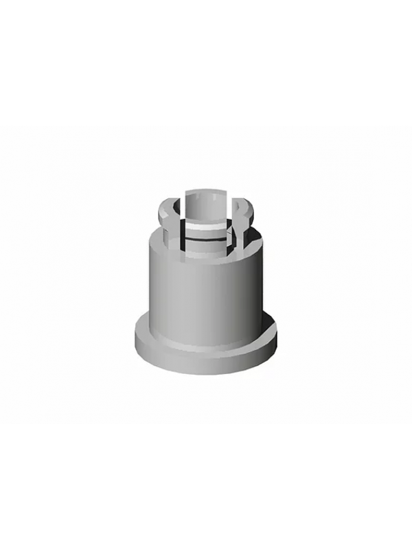 Raccord crante - HORUS - clip_plastique_blanc_horus_92812