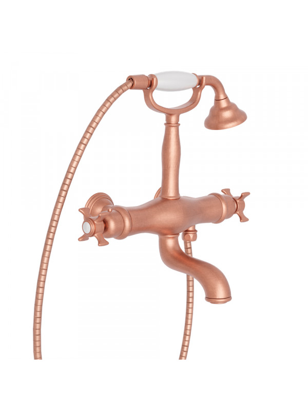 CHAMBORD BAIN DOUCHE CHROMÉ THERMOSTATIQUE - cn18234p_bain_douche_mural_chambord_ondyna_or_rose__brosse_