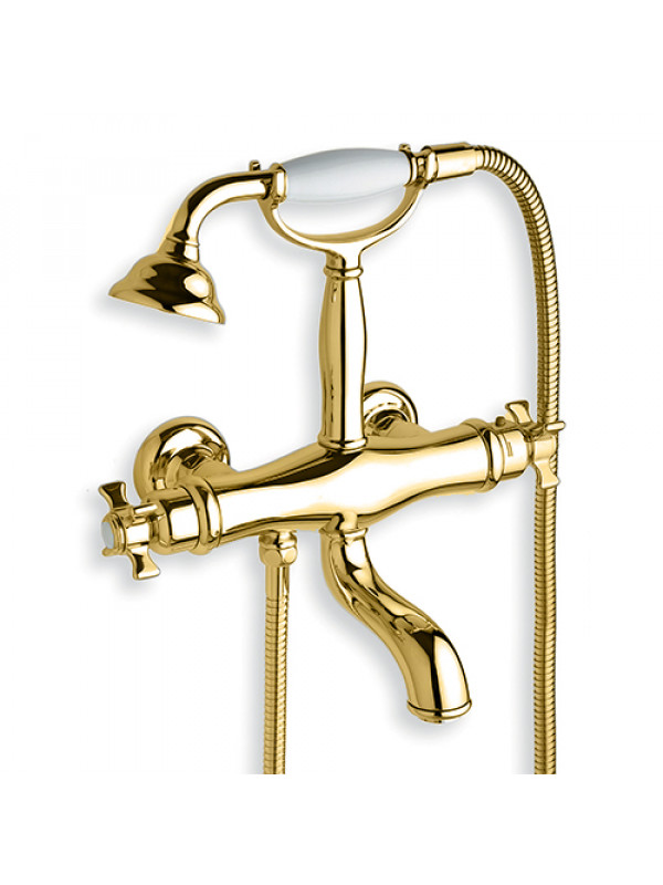 CHAMBORD BAIN DOUCHE CHROMÉ THERMOSTATIQUE - cn18252__bain_douche_mural_chambord_ondyna_dore_