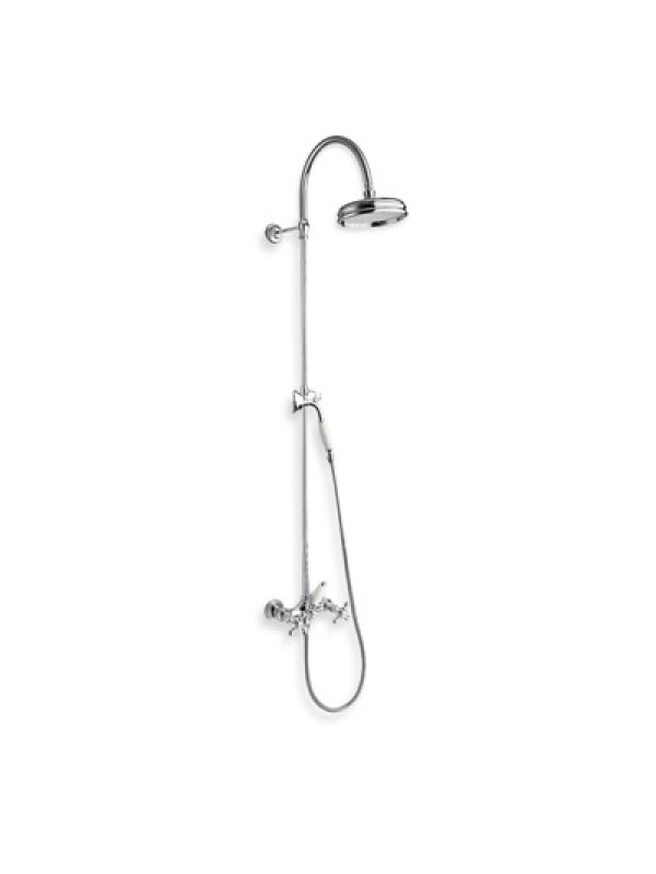 COLONNE DOUCHE PARIGI  RETRO COMPLETE - colonne_de_douche_complete_retro_parigi_chrome_pg17351