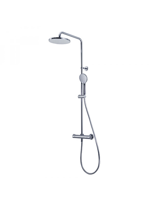 COLONNE DOUCHE COMPLETE THERMOSTATIQUE WHITE - colonne_douche_thermostatique_ondyna_te43051
