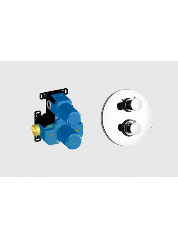 Mitigeur thermostatique a encastrer COX WATERBOX - PAINI - corps_encastrement_thermostatique_paini_cox_43cr691_1