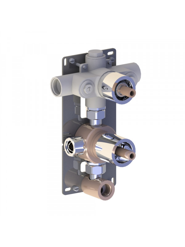 Mécanisme mitigeur thermostatique à encastrer MYRIAD  2 sorties - corps_mitigeur_thermostatique_douche_myriad_55598