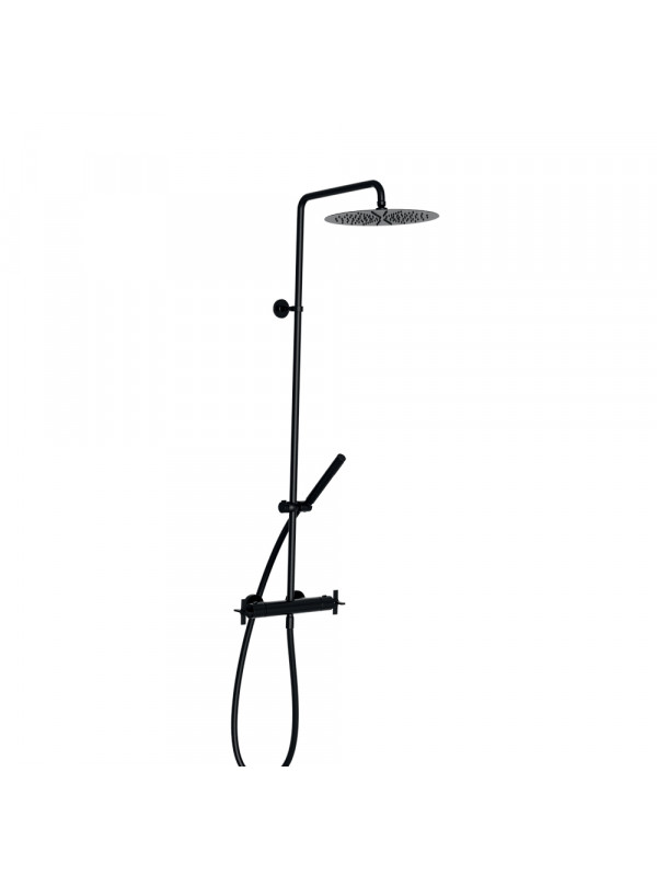 COLONNE DOUCHE THERMOSTATIQUE CROSS ROAD - cr48613_cross_road_colonne_douche_noir_mat_2