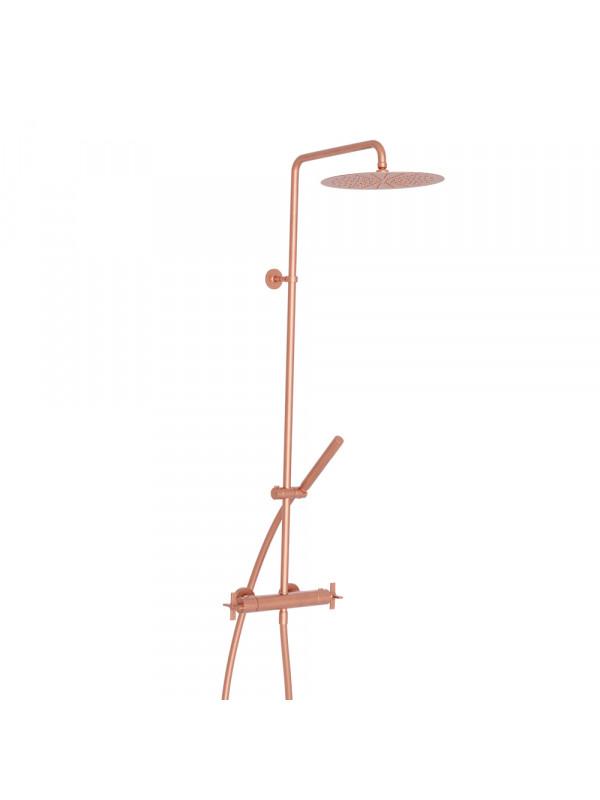 COLONNE DOUCHE THERMOSTATIQUE CROSS ROAD - cr48634p_cross_road_colonne_douche_or_rose__1
