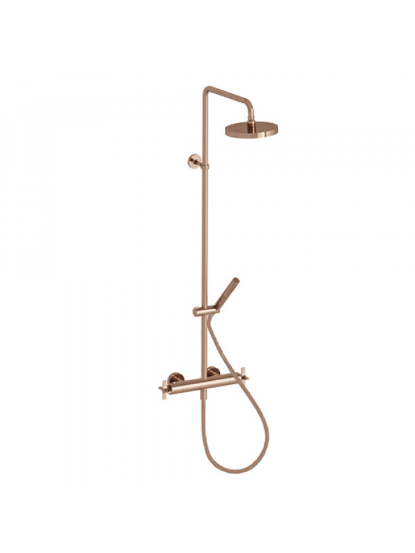 COLONNE DOUCHE THERMOSTATIQUE CROSS ROAD - cr48646p_cross_road_colonne_douche_or_brosse_._3