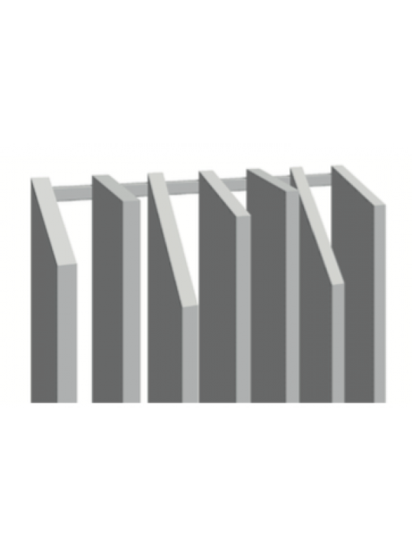 RADIATEUR TORRI 50 CHAUFFAGE CENTRAL BREM - detail_radiateur_vertical_torri_eau_chaude_couleur_gris