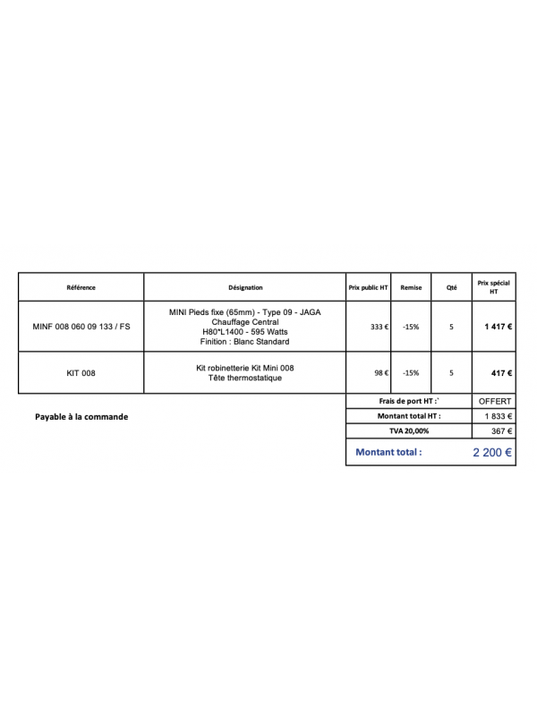 DEVIS N° 2604/CCA/LA COMPAGNIE/JAGA - devis_272