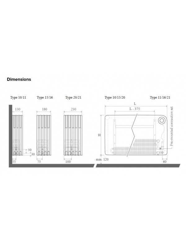 PLAY Radiateur - JAGA - dimensions_radiateur_play_jaga_blanc