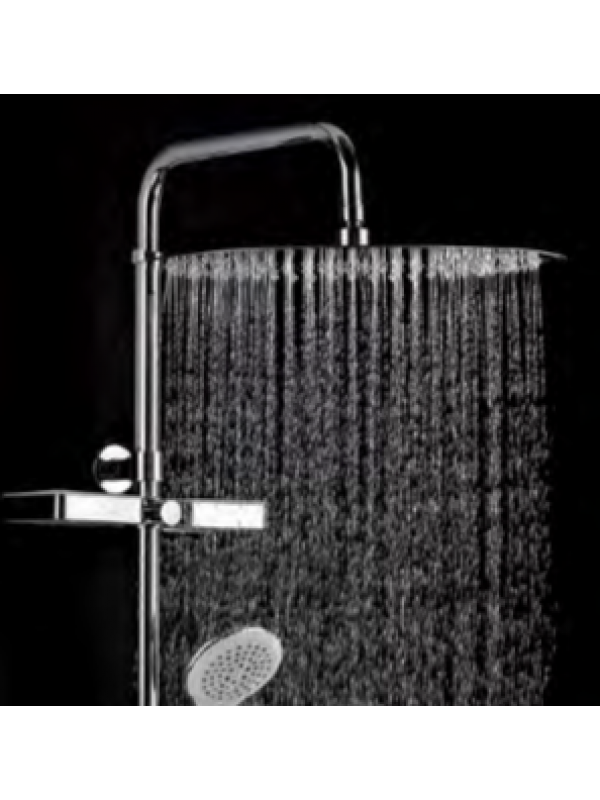 Pomme de douche ronde INOX ( extra-plate ) - VALENTIN - douche_de_t_te_ronde_valentin_3