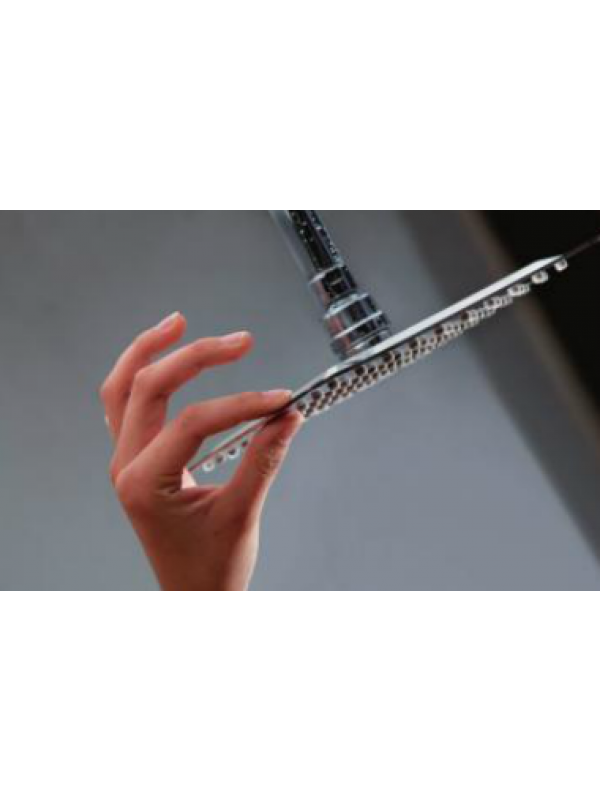Tête de douche carrée Laiton 200 à 400 mm - PAINI - douche_tete_nouveau_design_paini