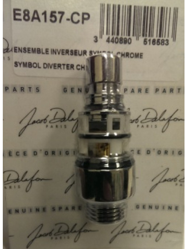 Inverseur Bain / Douche Chrome - SYMBOL - JACOB DELAFON - e8a157-nf_inverseur_symbol_jacobdelafon