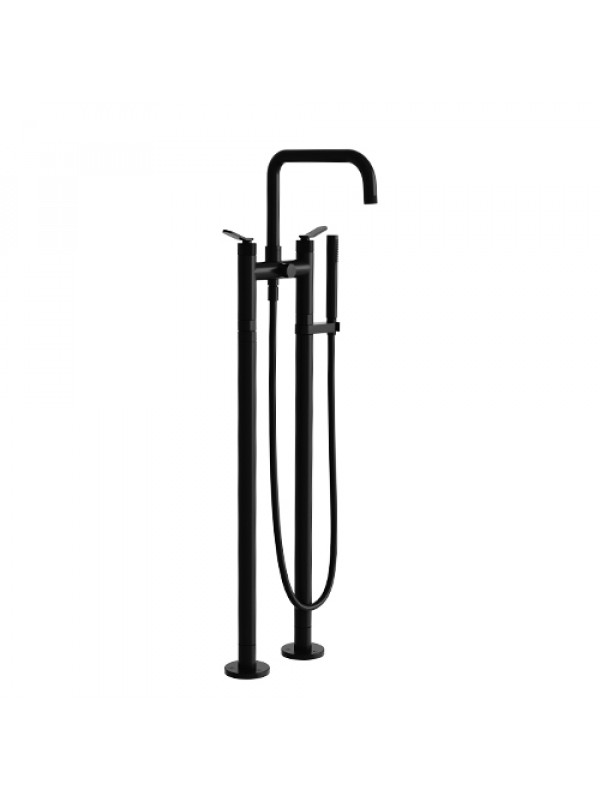 MELANGEUR BAIN DOUCHE SUR COLONNES EAST SIDE - es10813_bain_douche_noir_mat_east_side_ondyna_2