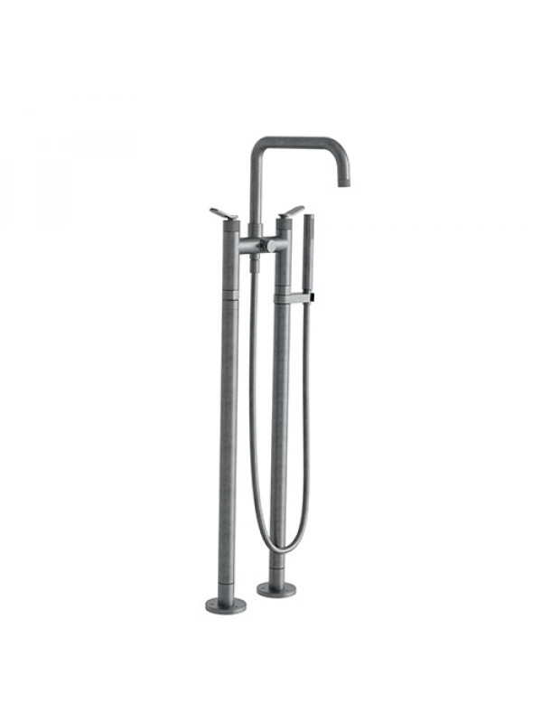 MELANGEUR BAIN DOUCHE SUR COLONNES EAST SIDE - es10877__bain_douche_me_tal_brosse__east_side_ondyna_2