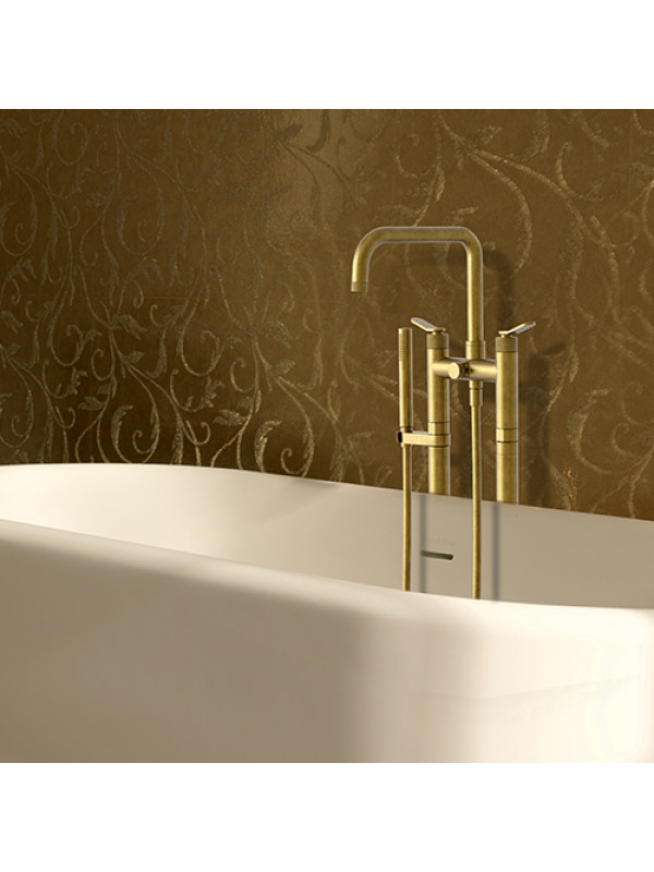 MELANGEUR BAIN DOUCHE SUR COLONNES EAST SIDE - es10896p_amb_bain_douche_or_rose__east_side_ondyna_1