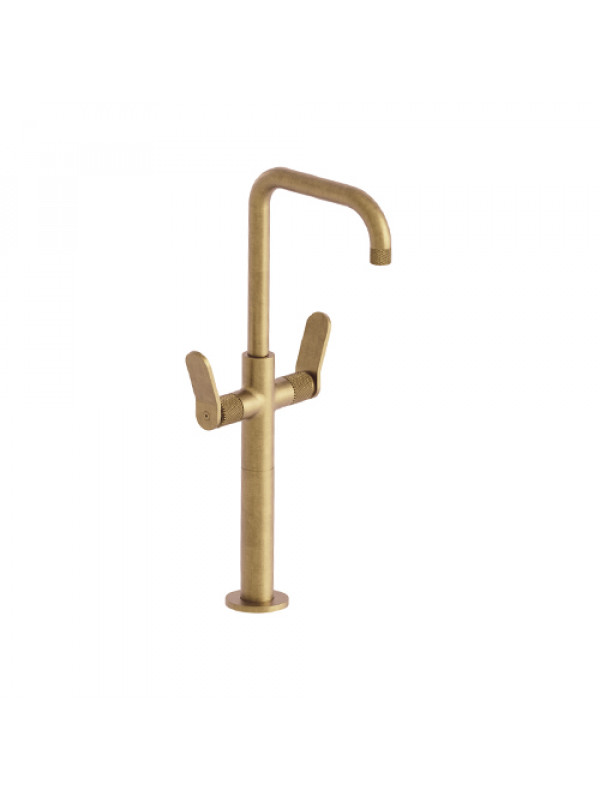 MELANGEUR HAUT OR BROSSÉ EAST SIDE  - es24896p_me_langeur_lavabo_east_side_or_brosse_