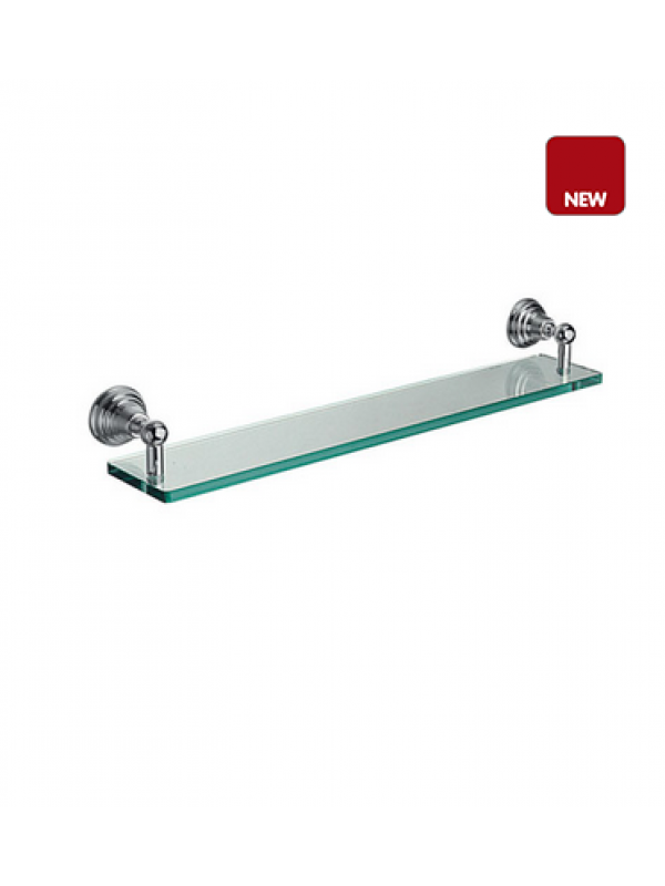 Etagère cristal MUSEO 60 cm Chrome - etagere_cristal_retro_museo_ondyna_ca11351_chrome_1