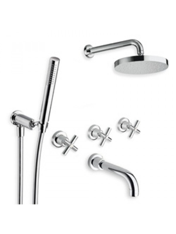 PACK ENCASTRE BAIN-DOUCHE EXECUTIVE MELANGEUR 3 SORTIES - ev11351