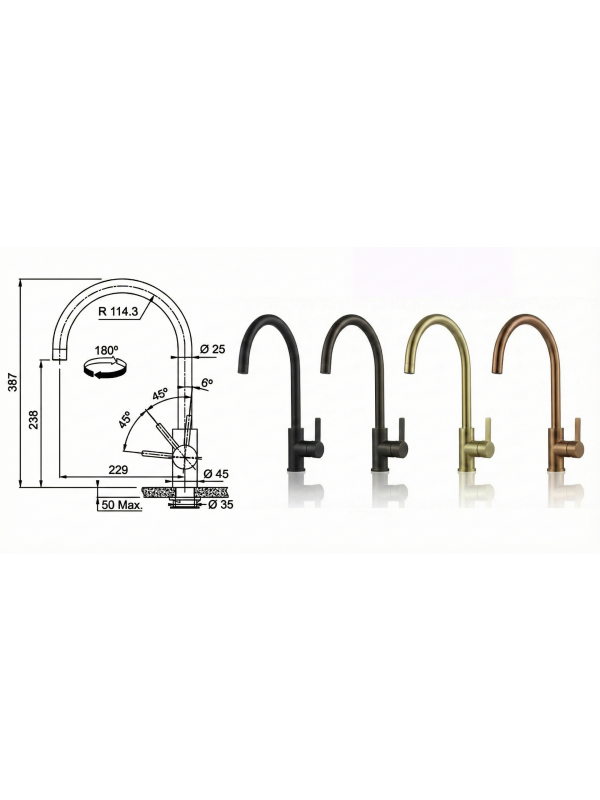 MITIGEUR EOS NEO J - FRANKE - franke_eos_neo_j_bec