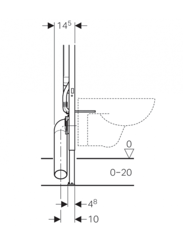 Bâti-support DUOFIX SIGMA, 114 cm - Sigma 8 - geberit-111.796.00.1b_1