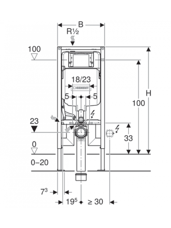 Bâti-support DUOFIX SIGMA, 114 cm - Sigma 8 - geberit-111.796.00.2b_1