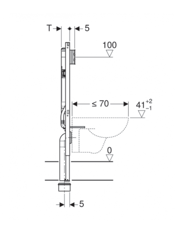 Bâti-support DUOFIX SIGMA, 114 cm - Sigma 8 - geberit-111.796.00.3b_1