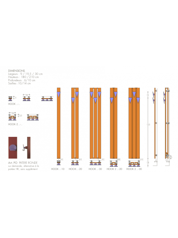 HOOK RADIATEUR ETROIT MIXTE - hook_radiateur_brem_caracterisitiques