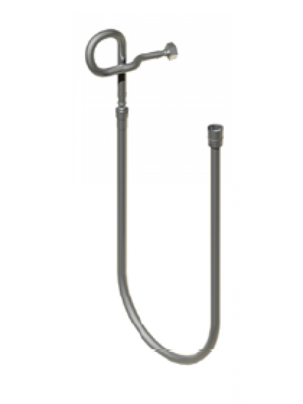 Flexible laiton pour douchette sur gorge - Doré Brillant - HORUS - horus_flexible_sur_gorge