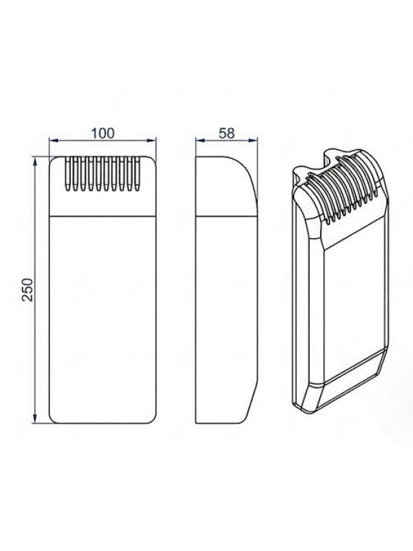 Humidificateur Blanc pour radiateur - IRSAP - humidificateur.irsap_schema