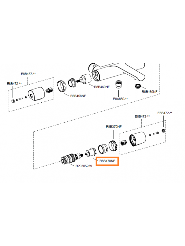 Butee de cartouche Thermostatique - JACOB DELAFON - image003