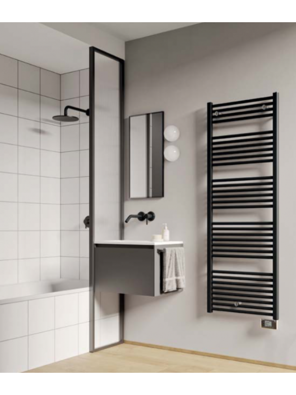 FLECHE CHROME - SS - Electrique - IRSAP - irsap_seche_serviette_chrome_fleche