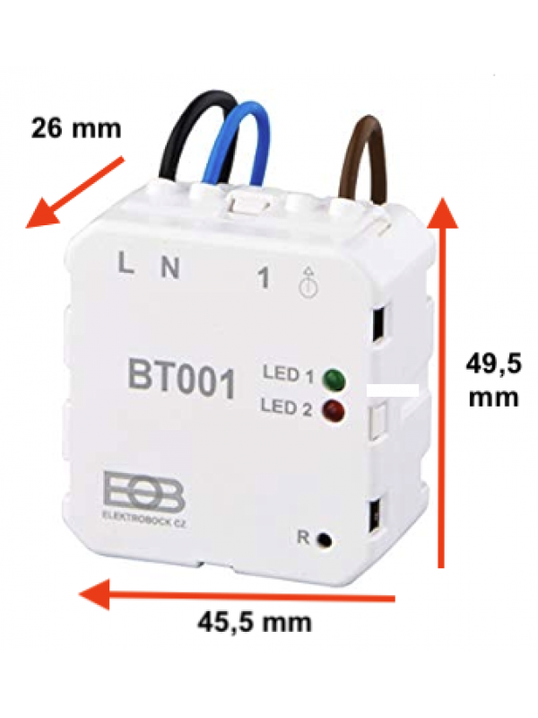 Kit Thermostat RF Radiateur avec résistance - kit_encastre__thermostatique_bt001