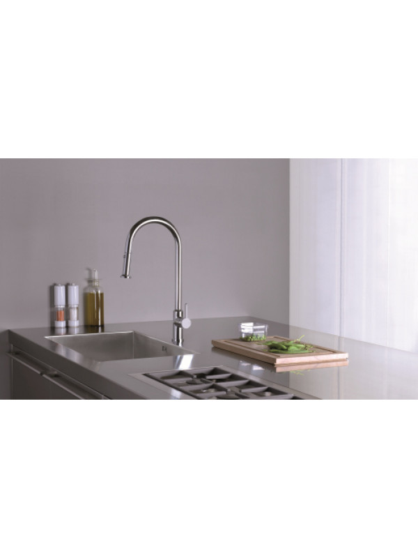 Mitigeur Evier UNIC avec douchette chrome - kk53051_amb
