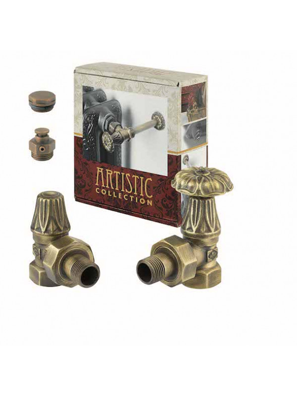 Kit ARTISTIC 1/2" MF Equerre Retro manuel - kv673_674_kit_complet_robinet_radiateur_retro_1