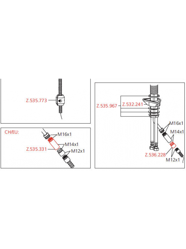Anti retour raccord M16/M14 EU- KWC - kwc_clapet_antiretour_mitigeur