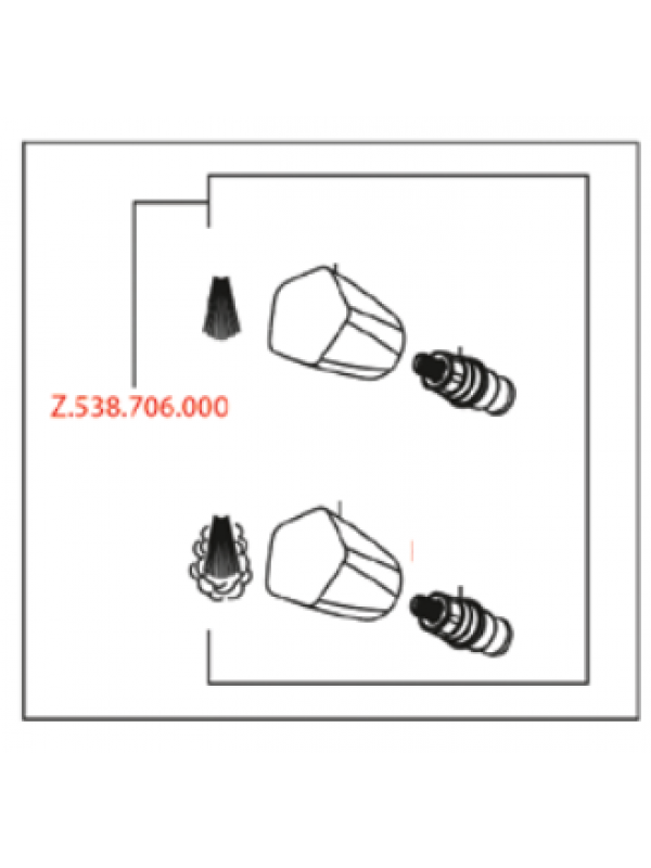 Têtes de robinet et croisillons- KWC - kwc_croissillon_te_te_ce_ramique_robinetterie