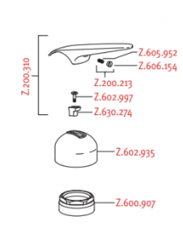 Jeu de levier oblique CHROME DOMO - KWC - kwc_domo_mitigeur_cuisine_douchette_1_1