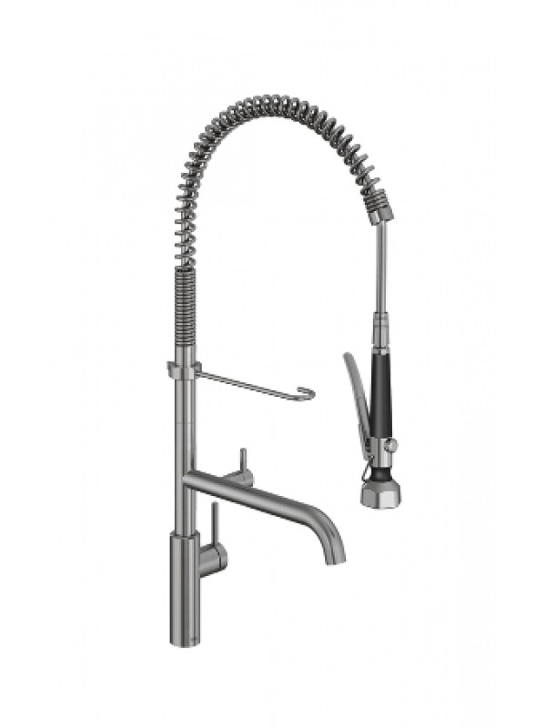 Mitigeur à levier - BISTRO E -  ACIER INOXIDABLE - KWC - kwc_mitigeur_bistro_10.581.144.700fl_cuisine