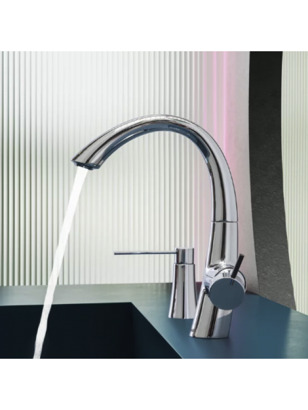 Mitigeur à levier et douchette ZOÉ - KWC - kwc_mitigeur_zoe_led_cuisine_4