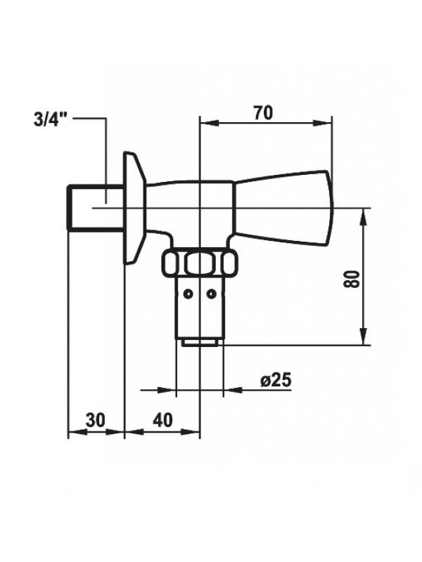 Robinet de chasse - STAR - KWC - kwc_robinet_de_chasse_star_k.27.40.20.000a35_chrome