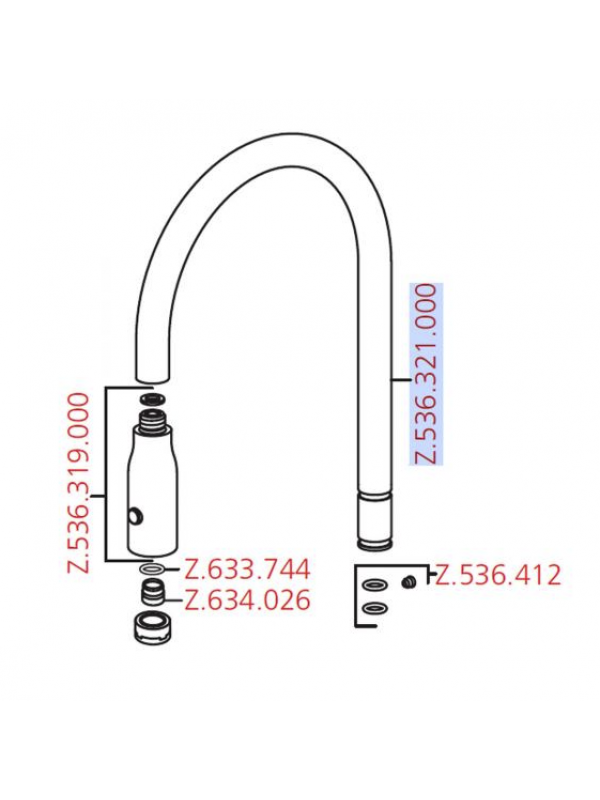 Coude flexible - SIN - KWC - kwc_sin_coude_flexible