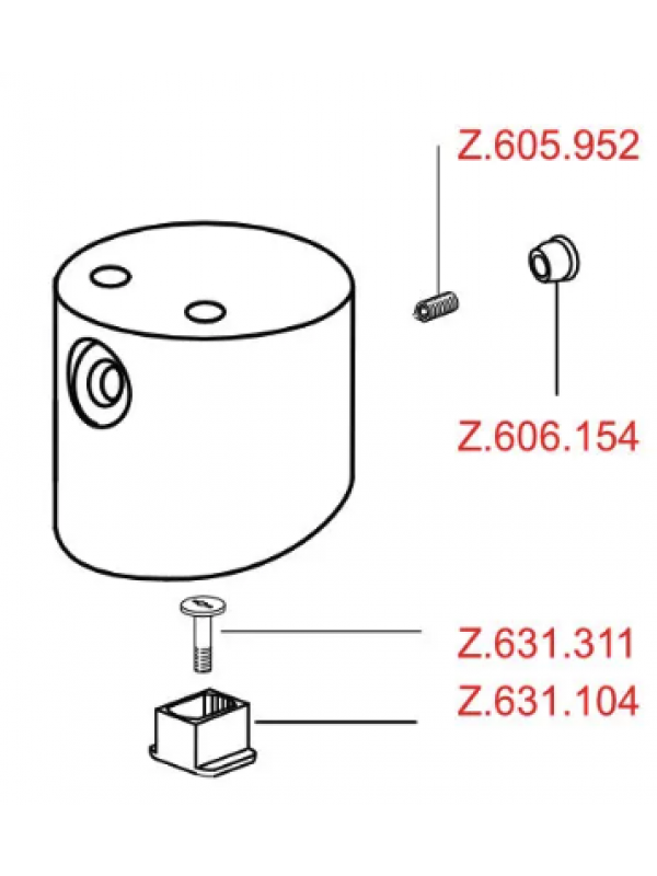 Vis de fixation - KWC - kwc_vis_fixation_manette_mitigeur_cuisine