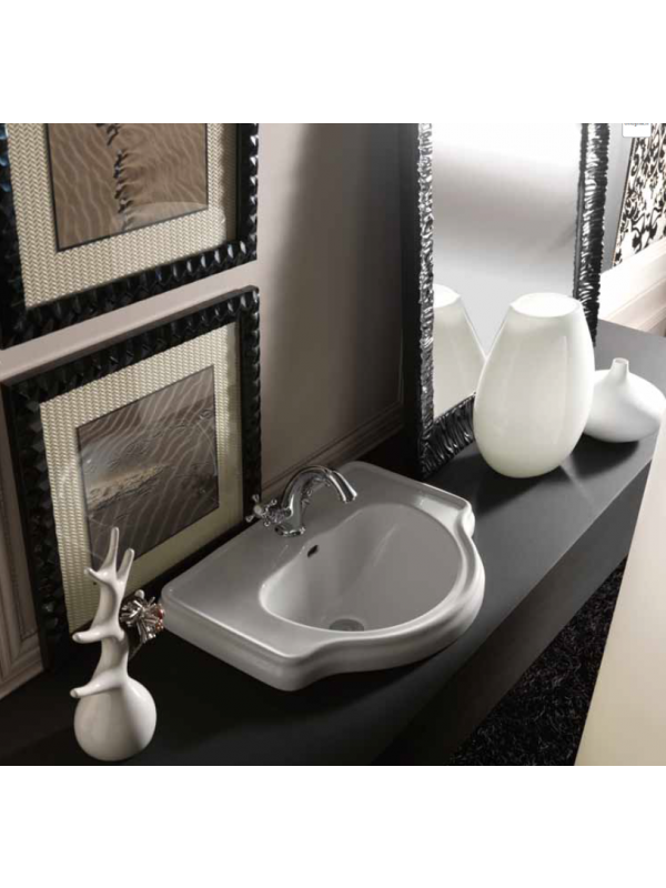 LAVABO CERAMIQUE CHAMBORD A ENCASTRER - labao_encastre_ondyna_chambord_wch10-30