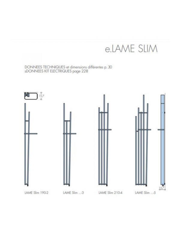 LAME SLIM - Sèche Serviettes - BREM - lame_slim_2